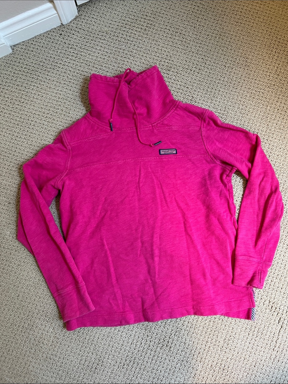 Vineyard Vines Women's Slub Funnel Neck Shep Shirt Pullover